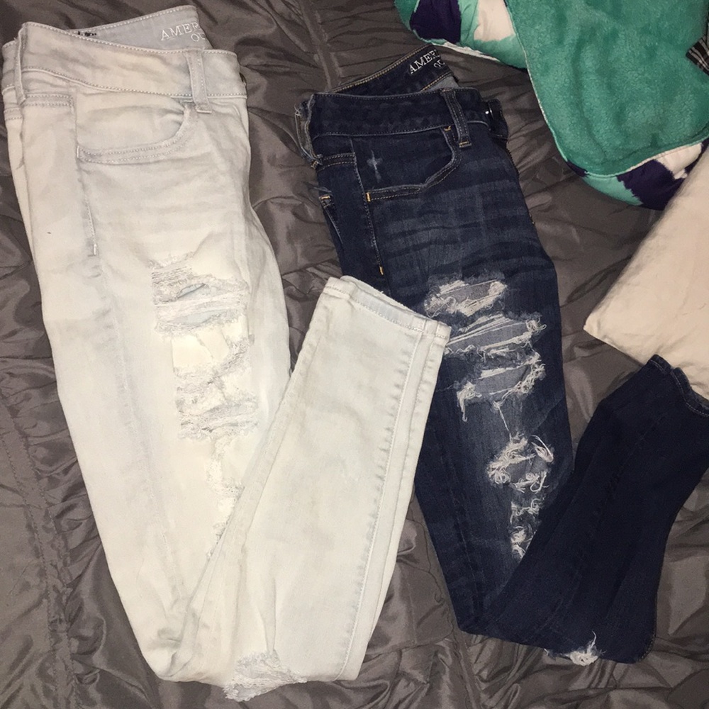 American Eagle jeans.